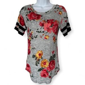 Twee Preppy Punk Floral No Boundaries Top